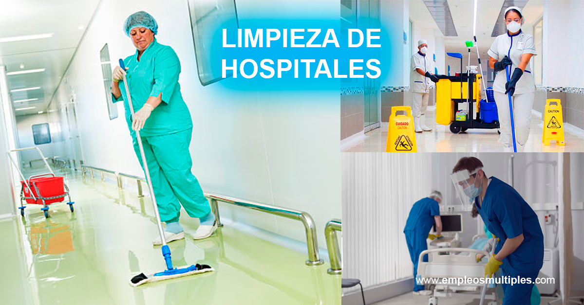 Personal para limpieza de hospitales y centros de salud - Empleos Multiples